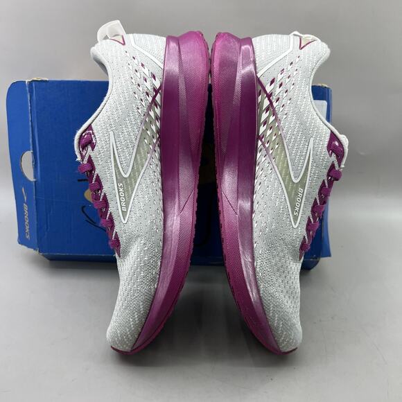 Brooks Levitate 5 Running Shoes Women Size 9.5 Gray Purple Comfort Low Sneakers - Picture 6 of 9